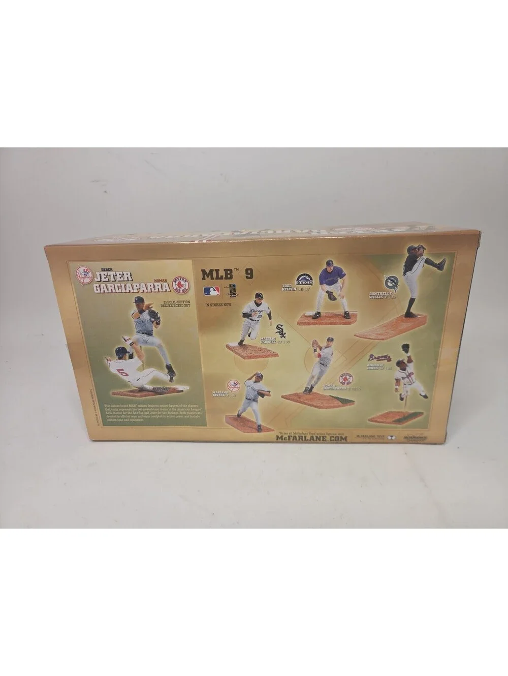 McFarlane MLB 2 Pack Derek Jeter Yankees vs Nomar Garciaparra Red Sox NIB Mint